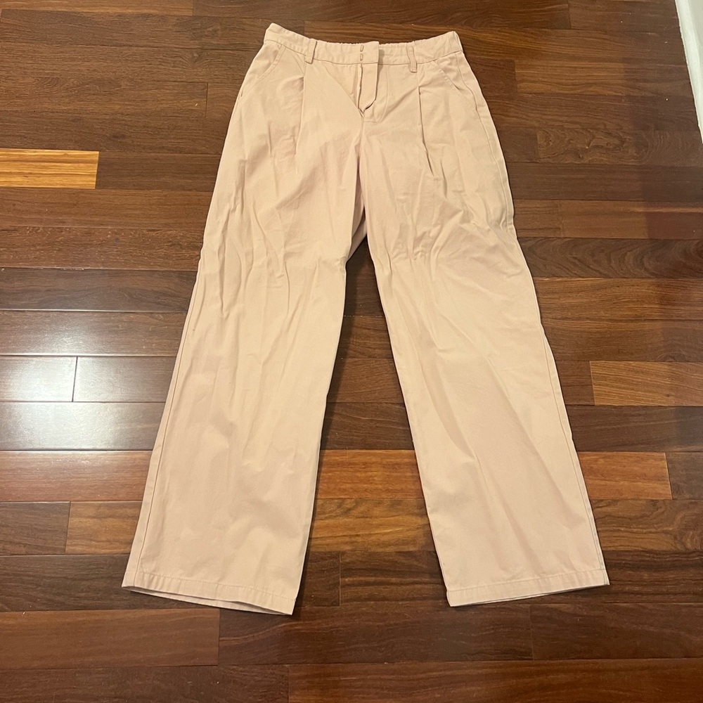 Sophie Rue Wide Leg Pale Pink Trousers. Women’s size 5. Runs big